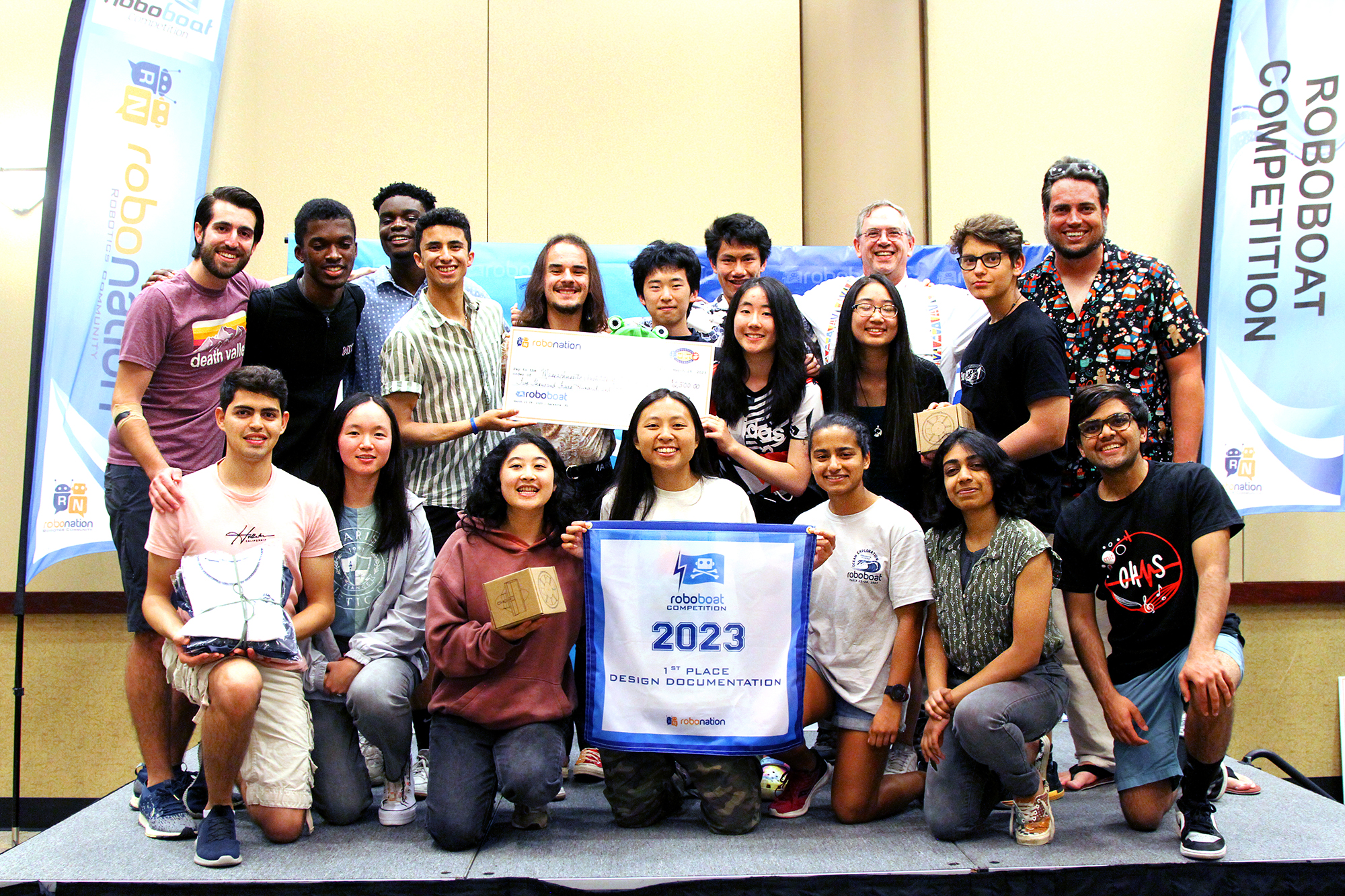 MIT Arcturus Team poses with their awards