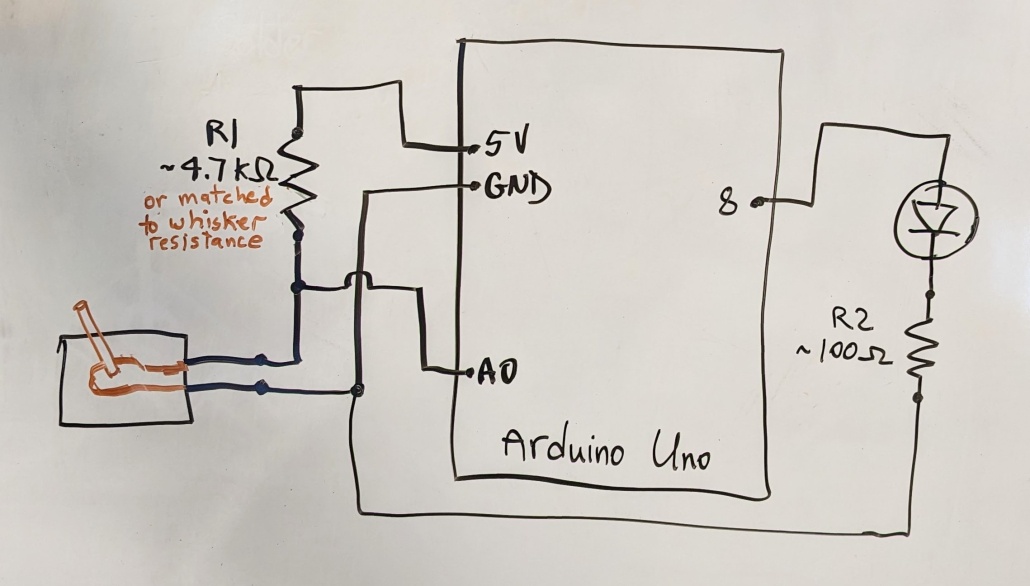 Schematic of test circuit