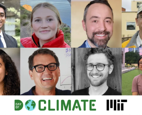 Day of Climate awardees and MIT Day of Climate logo