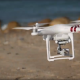 Drone used for coastal erosion mapping